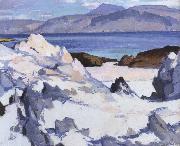 Samuel John Peploe Green Sea,Iona USA oil painting artist
